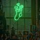 Weihnachtsstrumpf mit Geschenken LED-Neonschild Wohnzimmer Weihnachtsdekoration