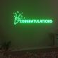 CONGRATULATIONS LED-Neonschild Party Event