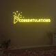 CONGRATULATIONS LED-Neonschild Party Event