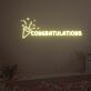CONGRATULATIONS LED-Neonschild Party Event