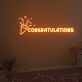 CONGRATULATIONS LED-Neonschild Party Event