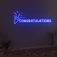 CONGRATULATIONS LED-Neonschild Party Event