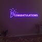 CONGRATULATIONS LED-Neonschild Party Event