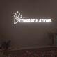 CONGRATULATIONS LED-Neonschild Party Event
