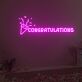 CONGRATULATIONS LED-Neonschild Party Event