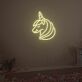 Einhornkopf LED-Neonschild für Kinderzimmer Party