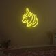 Einhornkopf LED-Neonschild für Kinderzimmer Party
