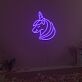 Einhornkopf LED-Neonschild für Kinderzimmer Party