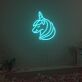Einhornkopf LED-Neonschild für Kinderzimmer Party