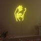 Gesicht mit Händen und Lippen LED-Neonschild für Wohnzimmer Studio