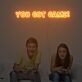 YOU GOT GAME! LED-Neonschild für Gaming Zimmer
