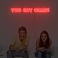 YOU GOT GAME! LED-Neonschild für Gaming Zimmer