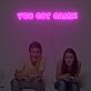 YOU GOT GAME! LED-Neonschild für Gaming Zimmer