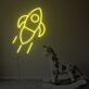Rakete LED-Neonschild für Kinderzimmer oder Spielzimmer