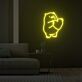 Bär mit Herz LED-Neonschild für Wohnzimmer Schlafzimmer