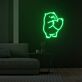 Bär mit Herz LED-Neonschild für Wohnzimmer Schlafzimmer