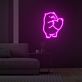 Bär mit Herz LED-Neonschild für Wohnzimmer Schlafzimmer
