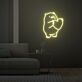 Bär mit Herz LED-Neonschild für Wohnzimmer Schlafzimmer