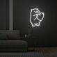 Bär mit Herz LED-Neonschild für Wohnzimmer Schlafzimmer