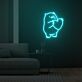 Bär mit Herz LED-Neonschild für Wohnzimmer Schlafzimmer