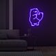 Bär mit Herz LED-Neonschild für Wohnzimmer Schlafzimmer