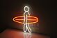 Surfer mit Surfbrett LED-Neonschild Wohnzimmer Bar