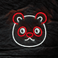 Panda Gesicht LED-Neonschild für Kinderzimmer Wohnzimmer