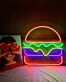 Hamburger LED-Neonschild für Restaurant Küche