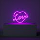 Love LED Neonschild mit Herz für Hochzeit und Eventdekoration