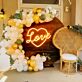 Love LED Neonschild mit Herz für Hochzeit und Eventdekoration