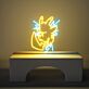 LED Neon Schild Elektrischer Cartoon Charakter Leuchtende Wanddekoration
