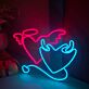 Engel- und Teufelherz LED-Neonschild Schlafzimmer Wohnzimmer