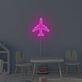 Flugzeug Silhouette LED Neonschild als moderne Wanddekoration für Kinderzimmer Wohnzimmer und stilvolle Interieurs