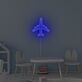 Flugzeug Silhouette LED Neonschild als moderne Wanddekoration für Kinderzimmer Wohnzimmer und stilvolle Interieurs