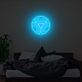 Geometrisches Symbol LED Neonschild als moderne Wanddekoration für Schlafzimmer Studio und stilvolle Interieurs