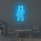Astronaut Silhouette LED Neonschild als moderne Wanddekoration für Kinderzimmer Jugendzimmer Gaming Zimmer und stilvolle Interieurs