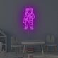 Astronaut Silhouette LED Neonschild als moderne Wanddekoration für Kinderzimmer Jugendzimmer Gaming Zimmer und stilvolle Interieurs