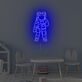 Astronaut Silhouette LED Neonschild als moderne Wanddekoration für Kinderzimmer Jugendzimmer Gaming Zimmer und stilvolle Interieurs