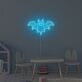 Niedliche Fledermaus LED Neonschild als moderne Wanddekoration für Kinderzimmer Jugendzimmer und stilvolle Interieurs