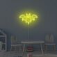 Niedliche Fledermaus LED Neonschild als moderne Wanddekoration für Kinderzimmer Jugendzimmer und stilvolle Interieurs