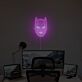 Batman Kopf LED Neonschild als moderne Wanddekoration für Fan Zimmer Gaming Zimmer und stilvolle Interieurs