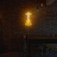 Wasserpfeifen-Motiv als LED-Neonschild