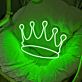 Krone LED-Neonschild Wohnzimmer Kinderzimmer