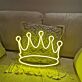 Krone LED-Neonschild Wohnzimmer Kinderzimmer