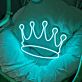 Krone LED-Neonschild Wohnzimmer Kinderzimmer