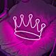 Krone LED-Neonschild Wohnzimmer Kinderzimmer