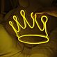 Krone LED-Neonschild Wohnzimmer Kinderzimmer