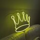 Krone LED-Neonschild Wohnzimmer Kinderzimmer