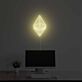 Geometrisches abstraktes LED Neonschild in moderner Diamantform für Wohnzimmer Schlafzimmer oder stilvolle Wanddekoration