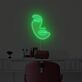 Abstraktes lineares LED Neonschild mit modernem Gesichtsmotiv für Wohnzimmer Schlafzimmer Studio oder stilvolle Wanddekoration